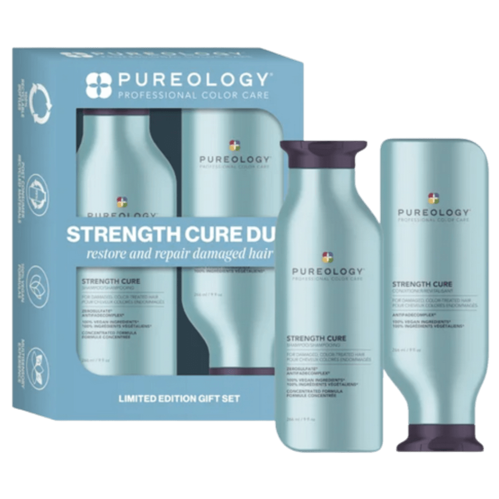 Holiday hair gift pack Pureology Strength Cure Duo